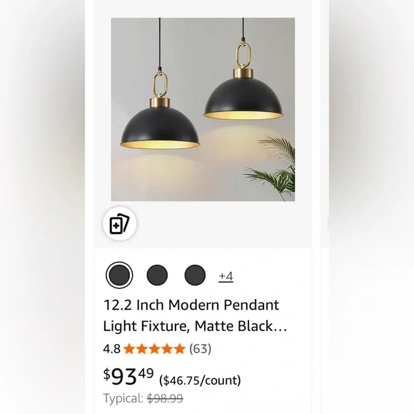 Set of 212.2 Inch Modern Pendant Light Fixtures,